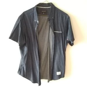 Adam Levine Denim Button Up